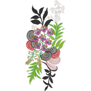 Simple Flower Embroidery Design
