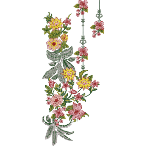 Beautiful Flower Embroidery Design