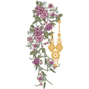 Delicate Flower Embroidery Design