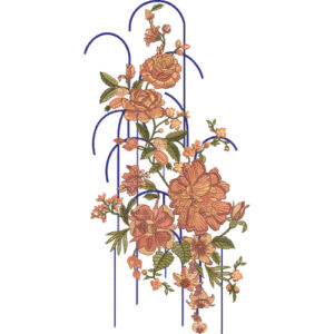 Beautiful Flower Embroidery Design