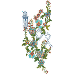 Simple Flower Embroidery Design