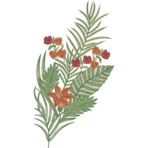 Flower Kurta Embroidery Design