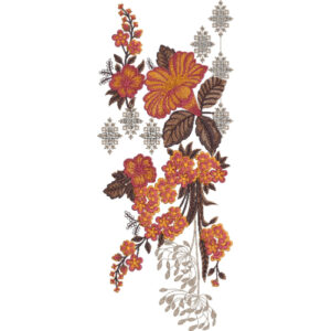 Simple Flower Embroidery Design
