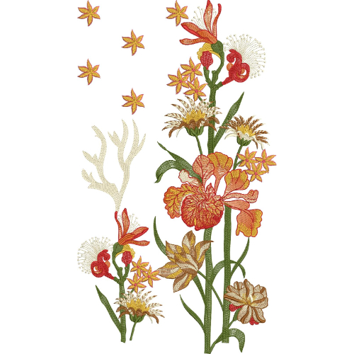 Beautiful Flower Embroidery Design