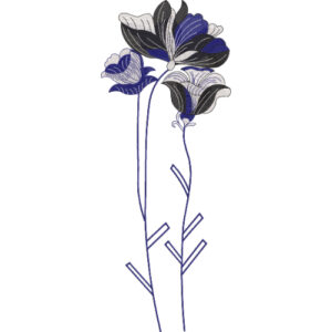 Flower Kurta Embroidery Design
