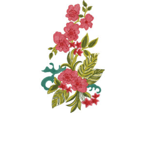 Simple Flower Embroidery Design