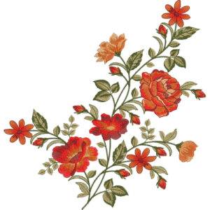 Unique Flower Embroidery Design