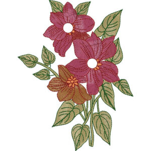 Beautiful Flower Embroidery Design