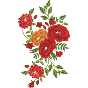 Delicate Flower Embroidery Design