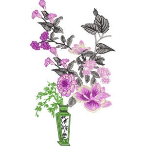 Unique Flower Embroidery Design