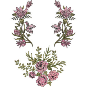 Unique Flower Embroidery Design