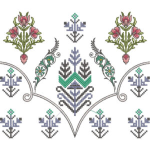 Delicate Flower Embroidery Design