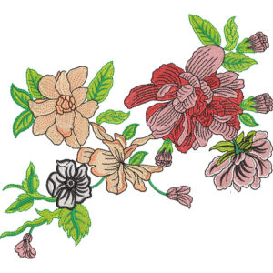 Beautiful Flower Embroidery Design