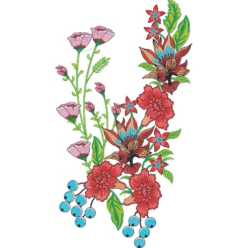 Flower Embroidery Design