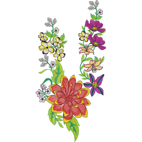 Best Flower Embroidery Design