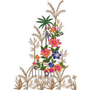 Beautiful Flower Embroidery Design