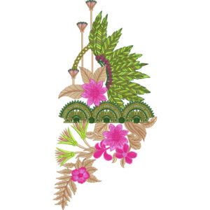 Simple Flower Embroidery Design