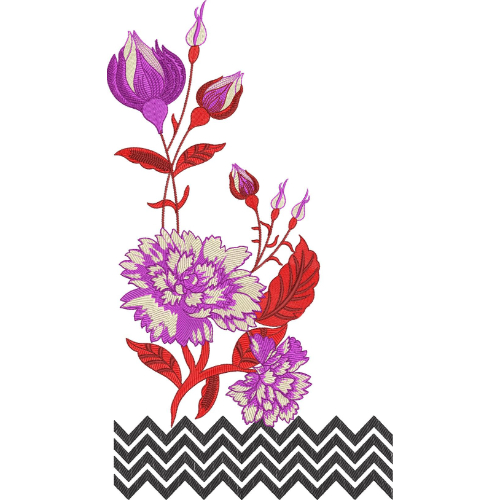 Beautiful Flower Embroidery Design