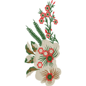 Unique Flower Embroidery Design