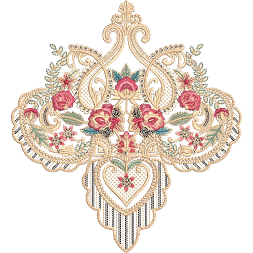 Beautiful Flower Embroidery Design