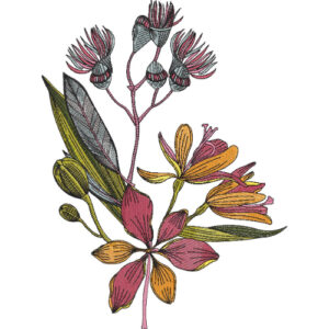 Motive Flower Embroidery Design