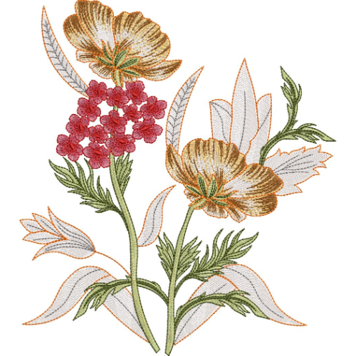 Flower Embroidery Design
