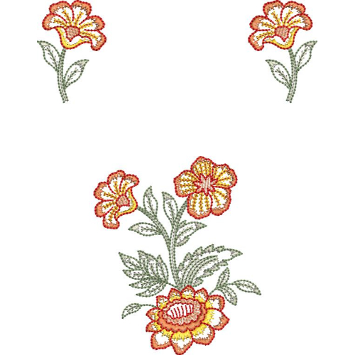 Flower Embroidery Design