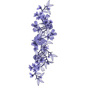 Unique Flower Embroidery Design