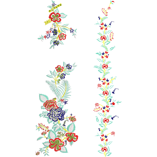 Flower Embroidery Design