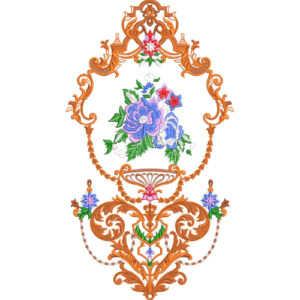 Delicate Flower Embroidery Design