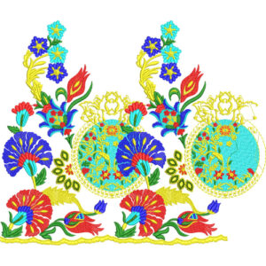 Delicate Flower Embroidery Design