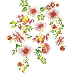 Beautiful Flower Embroidery Design
