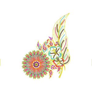 Unique Flower Embroidery Design