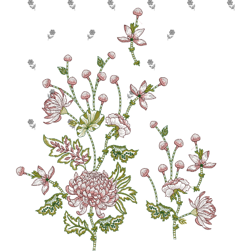 Flower Embroidery Design