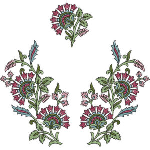 Delicate Flower Embroidery Design