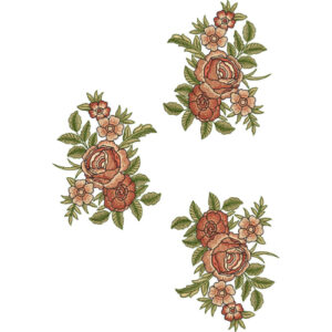 Simple Flower Embroidery Design