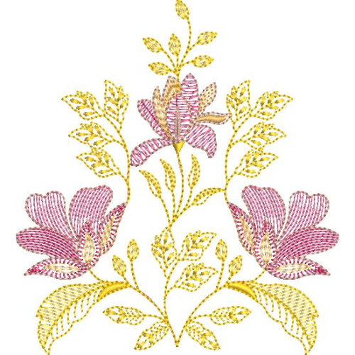 Flower Embroidery Design