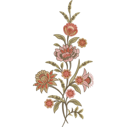 Beautiful Flower Embroidery Design