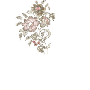 Simple Flower Embroidery Design
