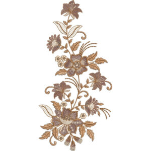 Delicate Flower Embroidery Design