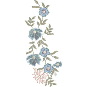 Flower Kurta Embroidery Design