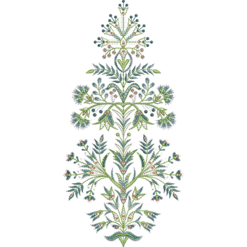 Delicate Flower Embroidery Design