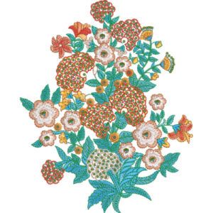 Simple Flower Embroidery Design