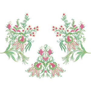Simple Flower Embroidery Design