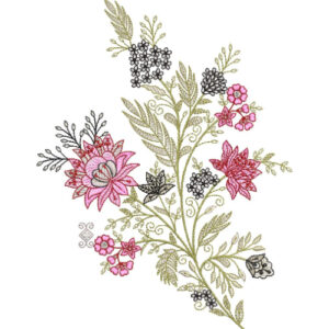 Flower Kurta Embroidery Design