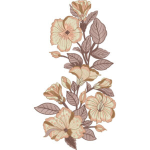 Unique Flower Embroidery Design