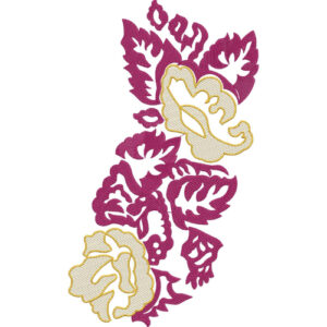 Delicate Flower Embroidery Design