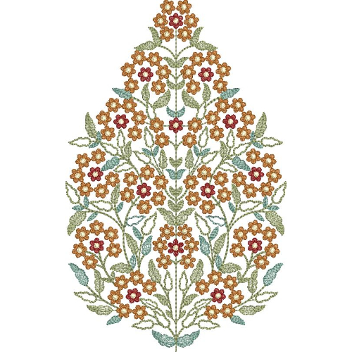 Beautiful Flower Embroidery Design