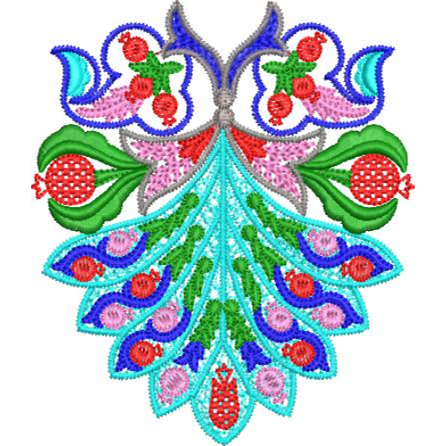 Delicate Flower Embroidery Design