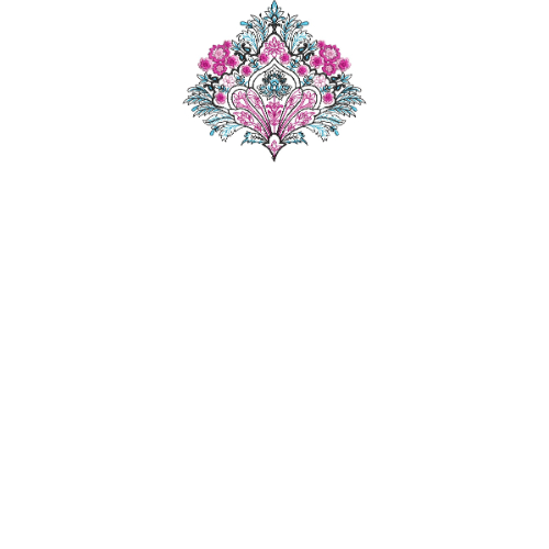 Motive Flower Embroidery Design